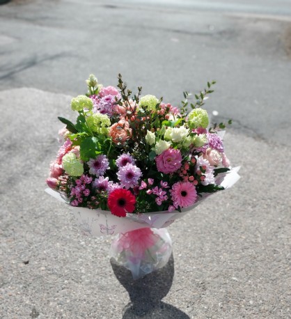 Pink sage bouquet