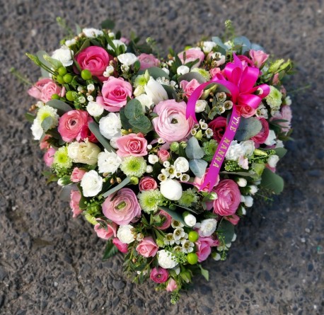 Pink Textured Heart