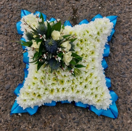 Blue Based Cushion