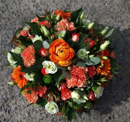 Orange textured Posy Pad