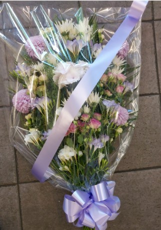 Funeral Spray in cellophane