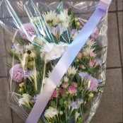 Funeral Spray in cellophane