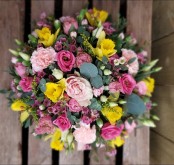 Pink Spring Posy Pad