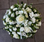 All White Posy Pad